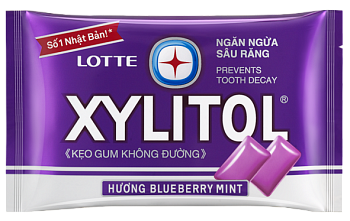 Жев. рез. Xylitol Blueberry Mint, со вкусом голубики и мяты, блистер, 11,6 гр
