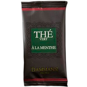 Чай зеленый ароматизированный «Dammann» The vert a la menthe, Зеленая мята (пакетированный), 500x2гр