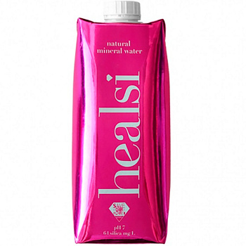 Минеральная природная питьевая вода «Healsi» Fuchsia, Фуксия 0.25л, без газа, (тетрапак)
