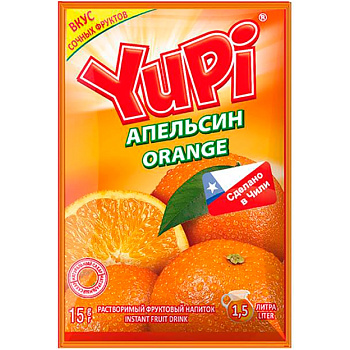 Растворимый напиток "YUPI" Апельсин 12гр