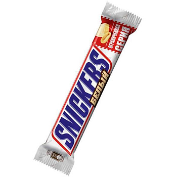 Батончик шоколадный Белый Сникерс, White Snickers super 81 грамм