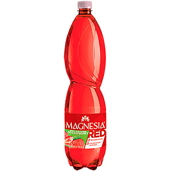 Минеральная вода «Magnesia Red Strawberry» Магнезия Рэд Клубника 1,5л с газом (ПЭТ)