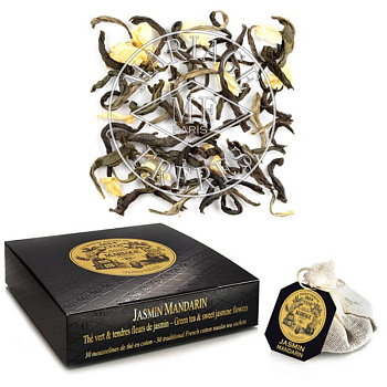 Зеленый чай Mariage Jasmin Mandarin, Саше 75 гр