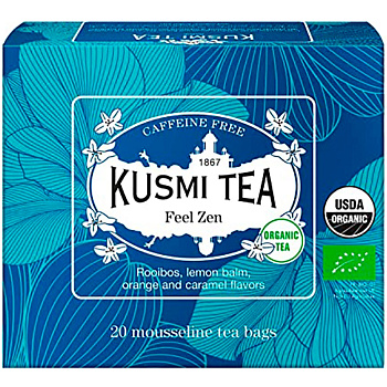 Kusmi tea «Feel Zen», Саше (BIO, Organic Tea) (20шт) 40гр Kusmi tea «Feel Zen», Саше (BIO, Organic Tea) (20шт) 40гр