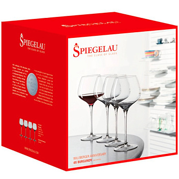 Набор бокалов «Spiegelau» Willsberger Anniversary Burgundy / Бургундия (4шт x 725мл)