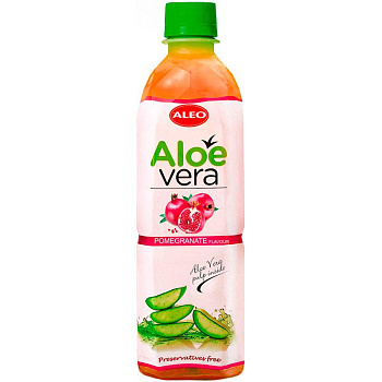 Aleo Напиток с Алоэ Вера, с добавлением сока граната 0,5л