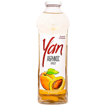 Компот «Yan» Абрикос 0.93 литра