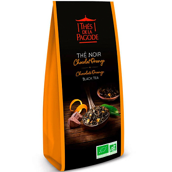 Черный чай «Thes De La Pagode» Noir Chocolat Orange (Bio), пакет 100гр