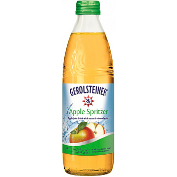 Герольштайнер (Gerolsteiner) Эпл Шпритцер Яблочный напиток 0.33л стекло