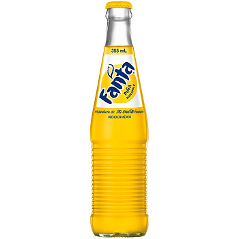 Fanta Pineapple, Фанта Ананас 0.355л, Стекло (Мексика)