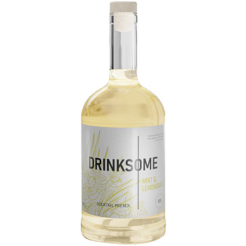 Безалкогольный коктейль «Drinksome» Coctail Premix Mint & Lemongrass, Дринксом Премикс Мята, Лемонграсс, 0.7л, стекло