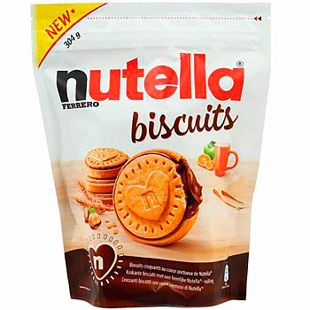 Печенье «Nutella» Biscuits, Нутелла Бисквитное 304гр.