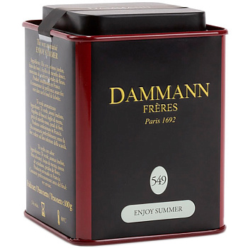 Чай ароматизированный зеленый «Dammann» Enjoy Summer, Дамманн Летнее наслаждение, ж/б, 100гр