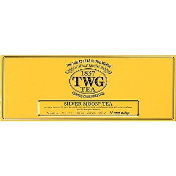 Чай «TWG» Silver Moon Tea, ТВГ Серебрянная Луна 15шт x 2.5 гр.