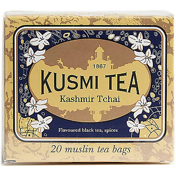 Kusmi tea «Kashmir Tchai» Flavoured black tea, spices, Саше (20шт)