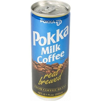 Pokka кофе с молоком 240мл ж/б