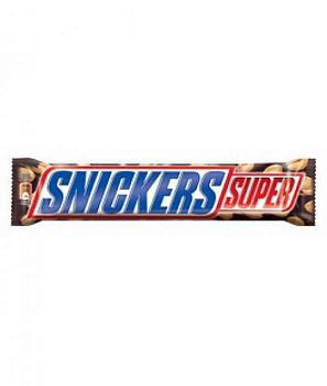 Батончик шоколадный Сникерс Супер Snickers super 95 грамм