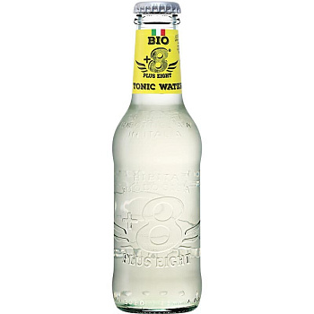 Напиток Тоник «Plus Eight +8» Tonic Water, Плюс Восемь Тоник Вотер, 0.2, стекло