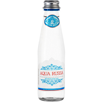 Минеральная вода Aqua Russa, Аква Русса 0,2 л, без газа, стекло