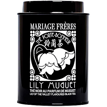 Черный чай Mariage Freres Lily Muguet, Марьяж Фререс Лили Муге, банка 100 гр