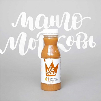 Смузи «Be True» Манго, Морковь, 250мл
