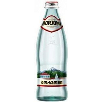 Минеральная вода Borjomi, Боржоми 0.33 x 12шт. стекло
