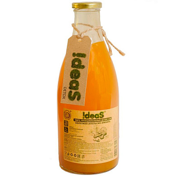 Детокс Cок «Ideas» Облепиха, Апельсин, Имбирь, 1л, стекло