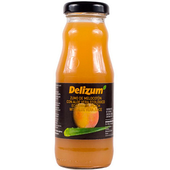 Сок «Delizum» Персик, Алоэ 0.2л (BIO), стекло