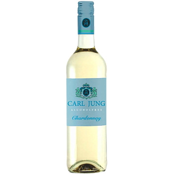Белое безалкогольное вино полусухое Carl Jung Chardonnay, Карл Юнг "Шардоне", 750мл. стекло