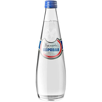 Минеральная природная питьевая вода «Боровая» 0.33 без газа, стекло
