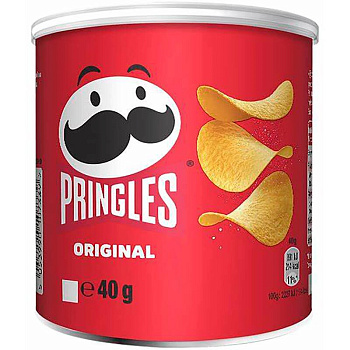 Чипсы «Pringles» Original, Принглс Ориджинал Оригинальный 40г, банка