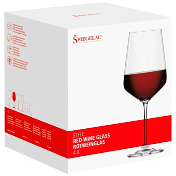 Набор бокалов «Spiegelau» Style Red Wine / Красное вино (4шт x 630мл)