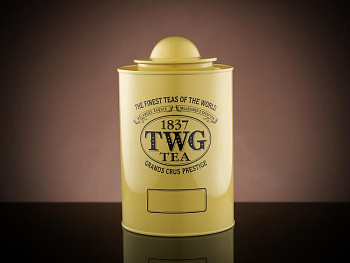 Банка TWG для хранения чая TWG Saturn 1000g in Yellow Банка TWG для хранения чая TWG Saturn 1000g in Yellow