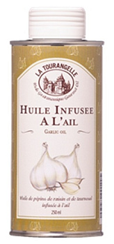 Масло подсолнечное с экстрактом чеснока «La Tourangelle» Garlic Infused Oil, Ла Туранжель 250мл ж/б