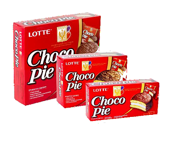 Choco Pie, Чоко Пай (пирожное) 28гр., 12 штук в уп. в блоке 8 упаковок