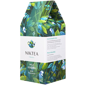 Чай NikTea зеленый Milk Oolong Молочный улун, 100гр.
