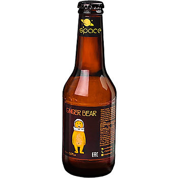 Напиток Space Ginger Bear, 0.33 л, стекло