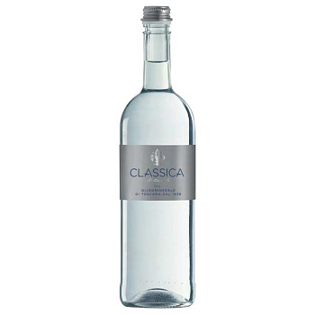 CLASSICA still water (Glass) КЛАССИКА минеральная вода НЕГАЗИРОВАННАЯ (Стекло) 0,375 мл
