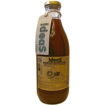 Детокс Cок «Ideas» Грейпфрут, Черная Смородина, 1л, стекло