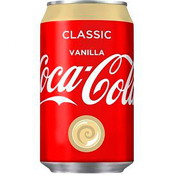 Газированный напиток «Coca-Cola» Vanilla, 0.33л, Ванилла, банка (Германия)