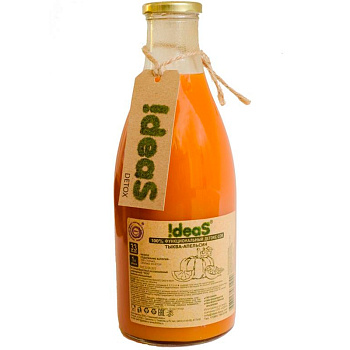 Детокс Cок «Ideas» Тыква, Апельсин, 1л, стекло