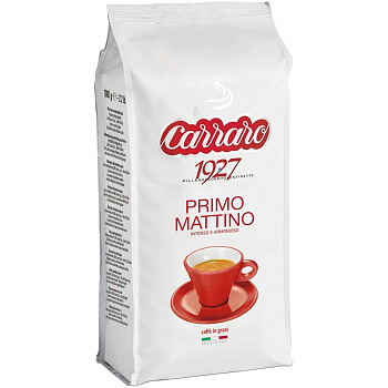 Кофе зерновой Carraro Primo Mattino 1000 1кг.