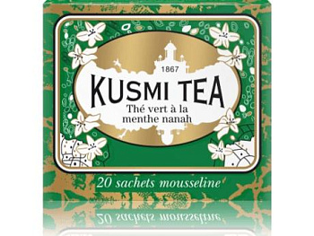 Kusmi tea Spearmint Green Tea / Мятный зеленый чай Саше 20*2,2гр Kusmi tea Spearmint Green Tea / Мятный зеленый чай Саше 20*2,2гр