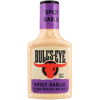 Соусы «Bull's Eye» Spicy Garlic BBQ, Бычий глаз Спайси Гарлик, 300мл