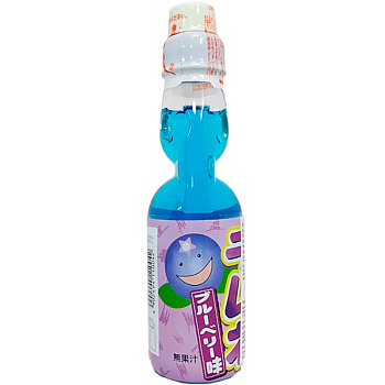 Напиток «Ramune» Lemonade Blueberry, Рамуне со вкусом голубики 0.2л, стекло