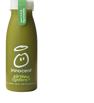 Пюре фруктово-овощное питьевое из яблок, груши, шпината и баобаба 250мл.