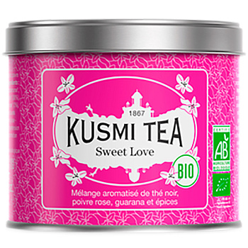 Черный чай Kusmi tea Sweet Love / Кусми Ти "Сладкая любовь" (BIO, Organic Tea). банка, 100гр. Черный чай Kusmi tea Sweet Love / Кусми Ти "Сладкая любовь" (BIO, Organic Tea). банка, 100гр.