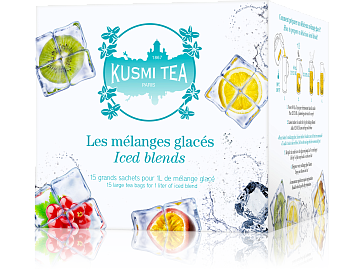 Kusmi tea "Iced Iced Teas" зеленый чай, Саше (2,2гр *24шт) 52,8 гр