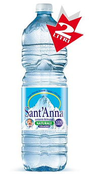 Минеральная вода «Sant'Anna» Naturale, Сант Анна Натурале 2л*6 шт, без газа, пэт