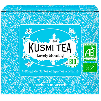 Kusmi tea «Lovely Morning», Кусми Прекрасное Утро Саше (BIO, Organic Tea) (20шт)